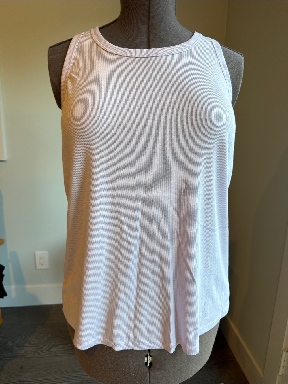 NWOT Classic Ribbed Tank Top - Light Lavendar